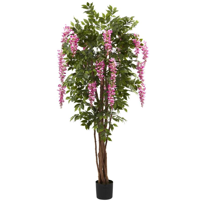 Silk Flower Arrangement Centerpiece - Asian Fusion Decor for Home Tabletop Display - Pink - 78