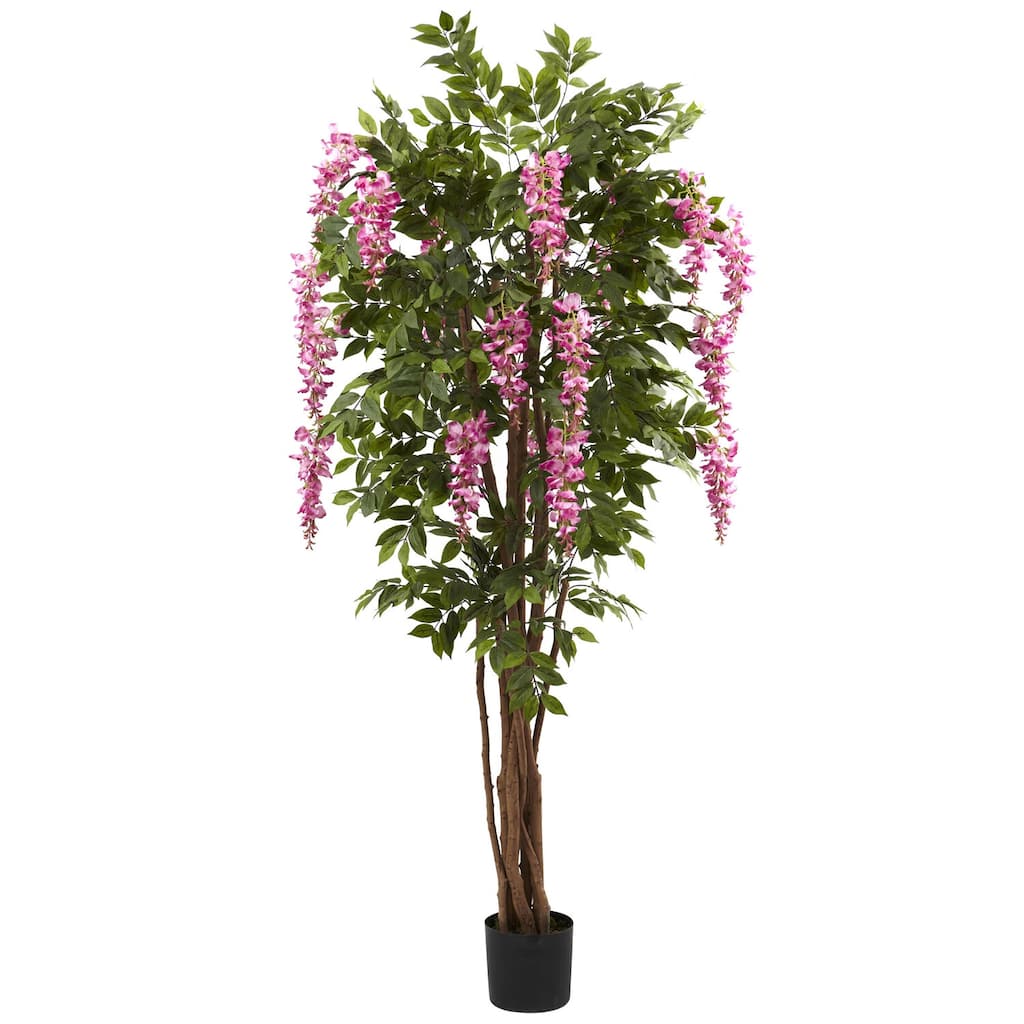 Silk Flower Arrangement Centerpiece - Asian Fusion Decor for Home Tabletop Display - Pink - 78