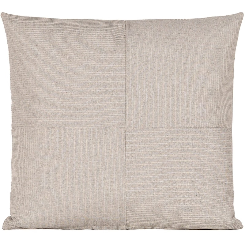 Redeem Stripe Eco-friendly 4-Patch Throw Pillow