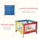 preview thumbnail 4 of 11, Kinbor Baby Playard Portable Playpen with Mattress Fordable Activity Safety Play for Toddler Boys Girls Fun Time 39inch x 39inch