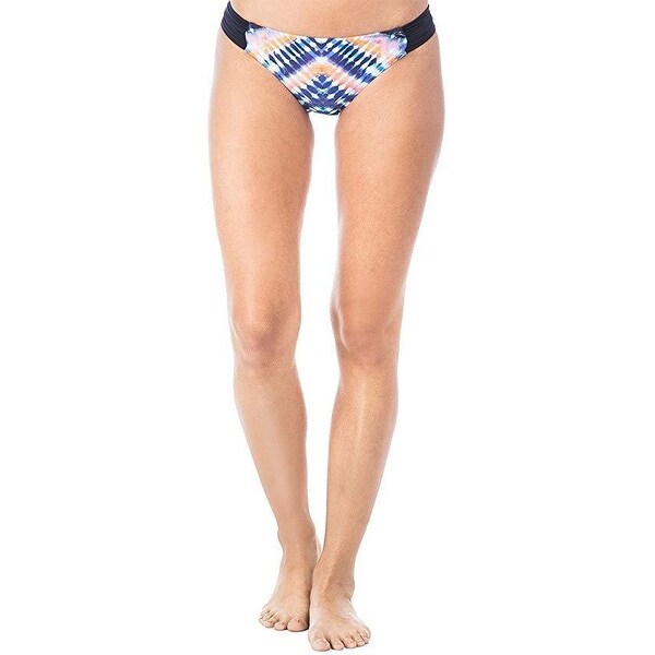 Trina Turk Women's Moonlight Tie-Dye Shirred Side Hipster Midnight SZ 14