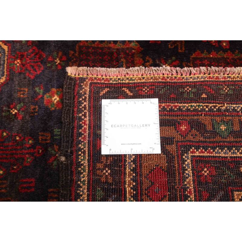 ECARPETGALLERY Hand-knotted Teimani Black Wool Rug - 3'7 x 6'4