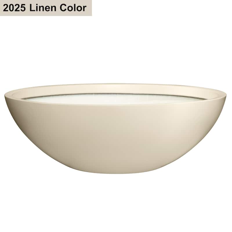 DreamPatio Los Angeles 1-piece Fiberstone Succulent Bowl Planter