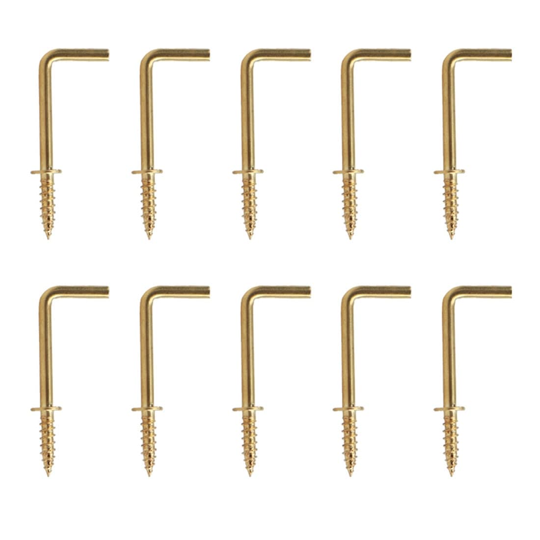 10X Ceiling Wall Hooks Cup Hook Holder 2 inch Mounted Screw In Hook Multi Use