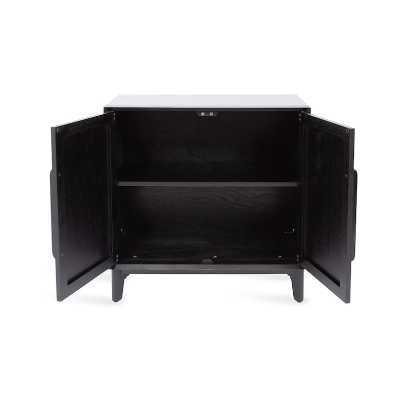 Kate and Laurel McCutcheon Floor Media Cabinet