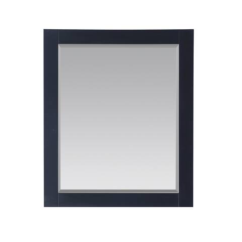 Altair Design Maribella Rectangular Bathroom Wood Framed Wall Mirror