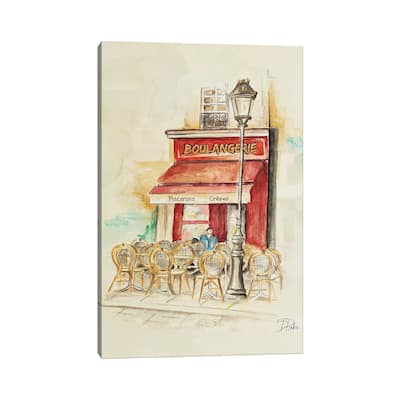 iCanvas "Cafe Du Paris I" by Patricia Pinto Canvas Print