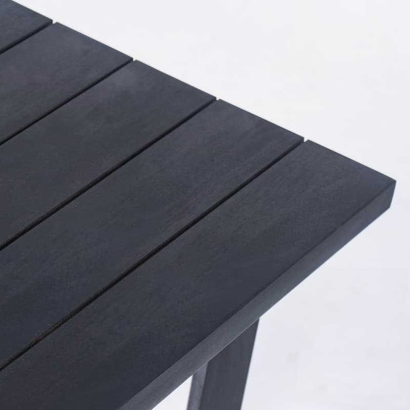 outdoor SQUARE SIDE TABLE, Black