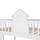 preview thumbnail 17 of 16, Twin Over Twin Bunk Bed with Changeable Table Desk with 2 Drawers, Pink