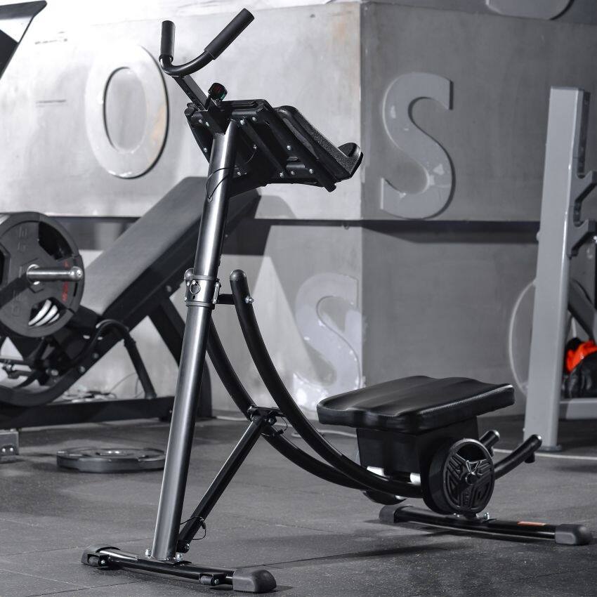 Deluxe Abdominal Crunch Coaster Abdominal Coaster Ab machine Fordable Fitness Equipment abs workout equipment for Home Gym