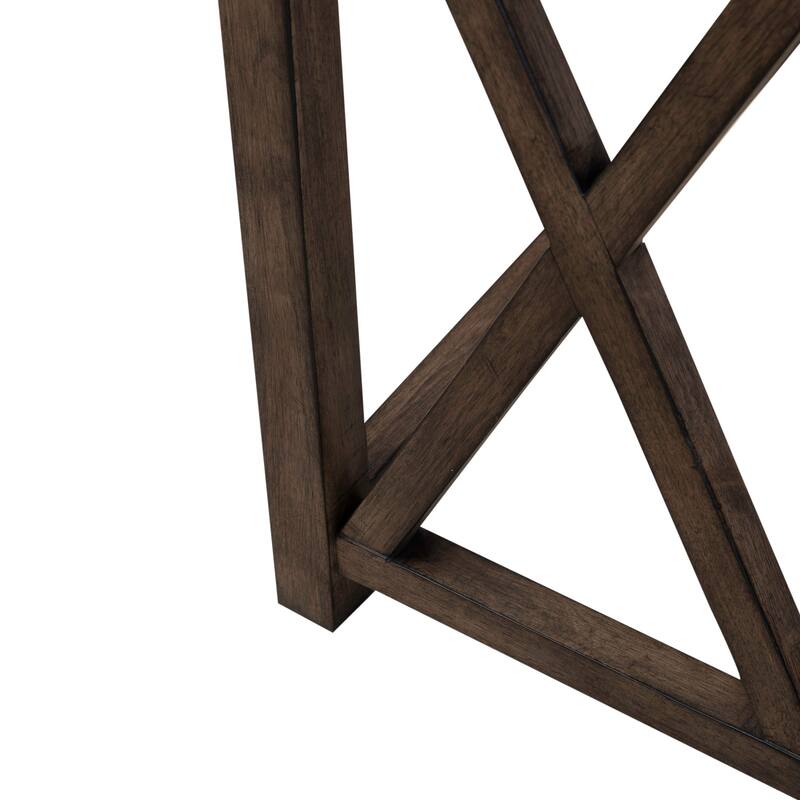 Lennox Weathered Chestnut Console Bar Table