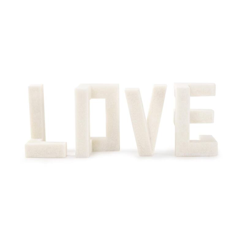 Just Say "Love" Sculpture in Polyresin - 10.5H x 7W x 2.3/4D