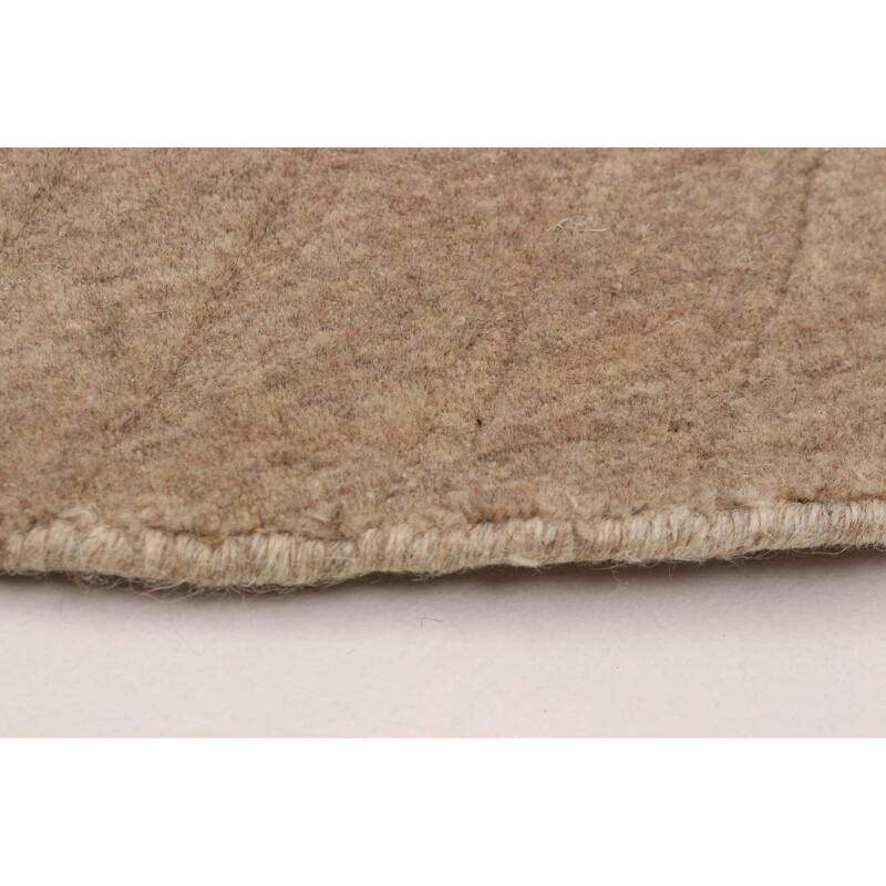 Kashkuli Gabbeh Tan Rug 5'4" x 5'4" - 5'4 x 5'4