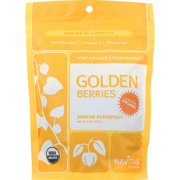 Navitas Naturals Goldenberries - Organic - 8 oz - case of 12