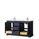 preview thumbnail 13 of 58, Avery 60 Inch Double Vanity, Cultured Marble Top