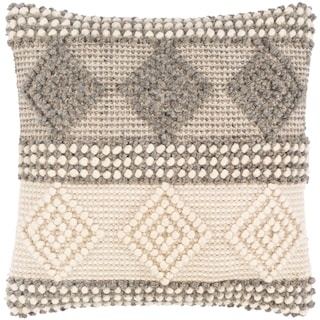 Haya Textured Handwoven Bohemian Throw Pillow