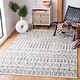 preview thumbnail 3 of 3, SAFAVIEH Tulum Astra Boho Moroccan Distressed Rug - Ivory/Grey - 5' 3" x 7' 6"
