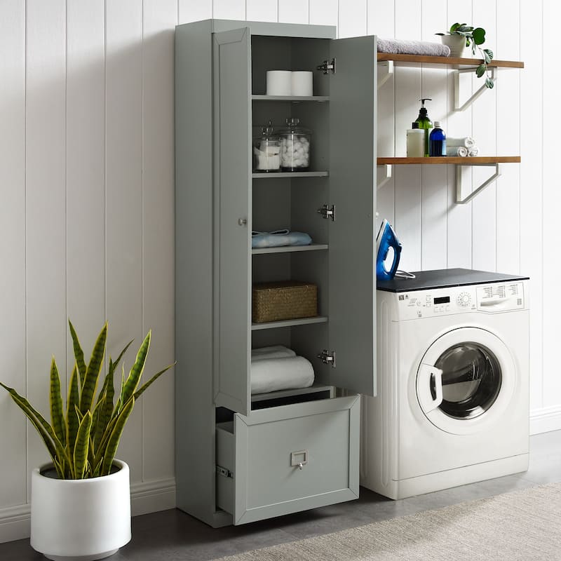 Crosley Harper Convertible Pantry Closet - 12.5" x 22" x 74"