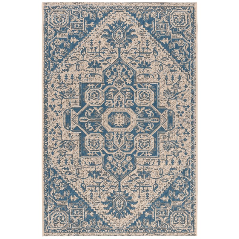 SAFAVIEH Linden Ludmyla Indoor/ Outdoor Waterproof Patio Backyard Rug