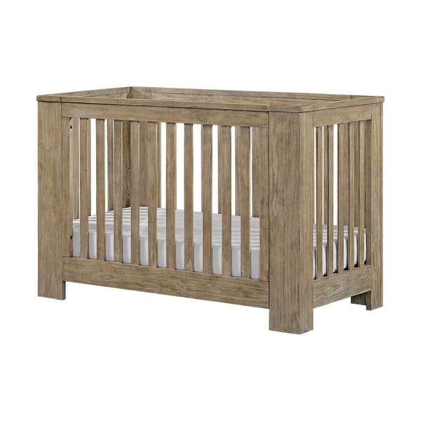 slide 2 of 8, Bello 54" Wide Cottage Crib Sandstone