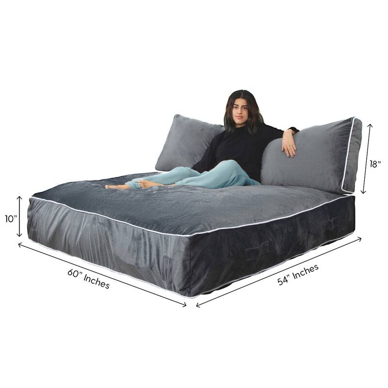 Milliard Deluxe Crash Pad, Sensory Pad with Foam Blocks for Kids and Adults with Washable Cover (60x54in.)