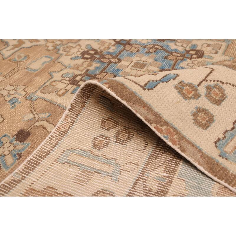 ECARPETGALLERY Hand-knotted Antalya Vintage Brown Wool Rug - 4'8 x 6'3