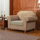 preview thumbnail 56 of 87, Subrtex Stretch Armchair Cushion Cover Textured Grid Furniture Covers Sand