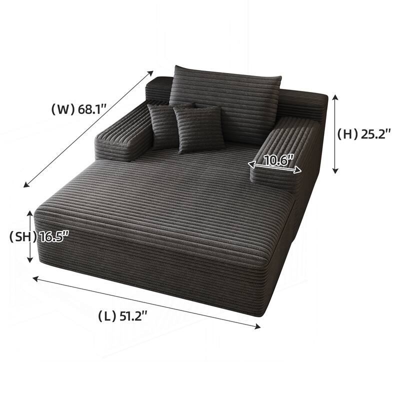 Comfortable Oversized Sofa Bed for Relaxation and Multipurpose Use