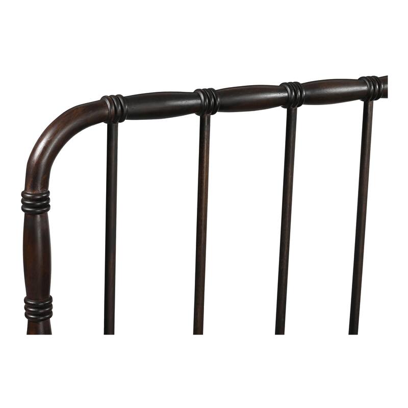 NADAAL STUDIOS Keaton King Bed, Soft Linen-Blend Upholstery, Tall Foam-Padded Headboard, Solid Pine Frame, Wheat