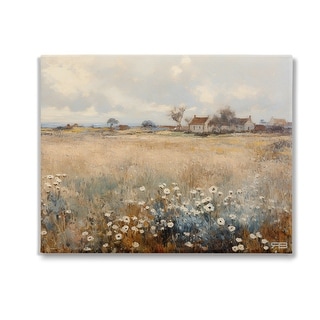 Stupell Cottage & Natural Meadow Canvas Wall Art Design By RB - Bed ...