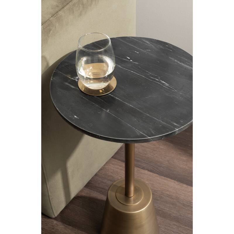 Kate and Laurel Tira Round Side Table