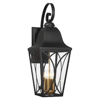 The Great Outdoors 73359 Cardigan 4 Light 30" Tall Outdoor Wall Sconce