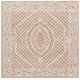 preview thumbnail 15 of 42, SAFAVIEH Handmade Ebony Manon Modern Wool Rug 6' Square - Ivory/Brown - Square