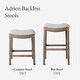 preview thumbnail 23 of 98, Maven Lane 31" Adrien Saddle Kitchen Bar Height Stool - N/A