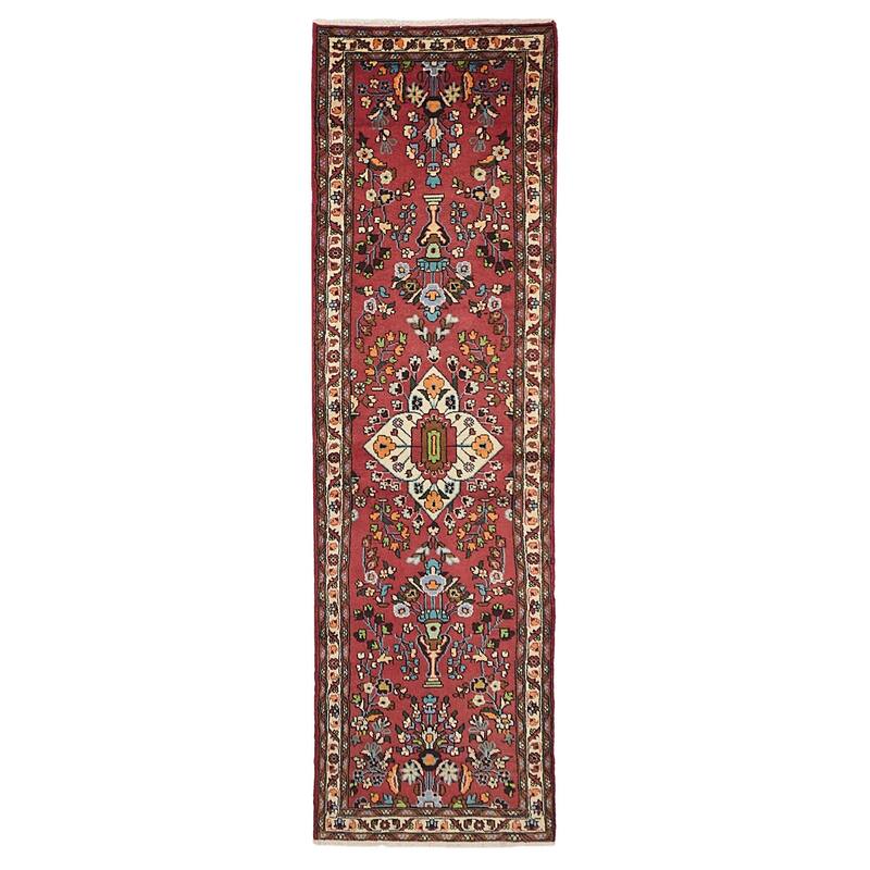 ECARPETGALLERY Hand-knotted Anadol Red Wool Rug - 2'7 x 8'11