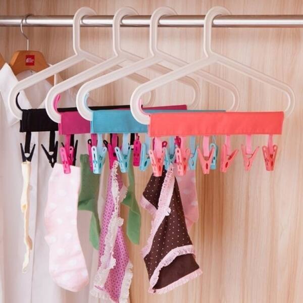 Shop Black Friday Deals On Portable Bathrooms Cloth Hanger Rack Clothespin Overstock 31431061