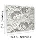 preview thumbnail 6 of 5, A-Street Prints Swell Charcoal Ocean Wave Wallpaper