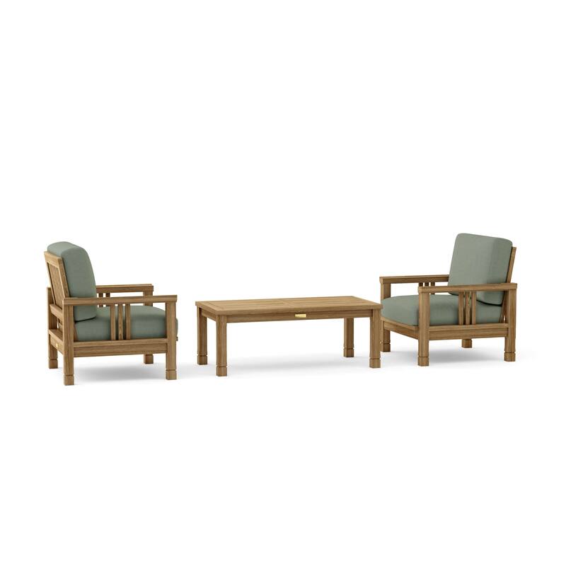 SouthBay Deep Seating 3-Pieces Conversation Set B
