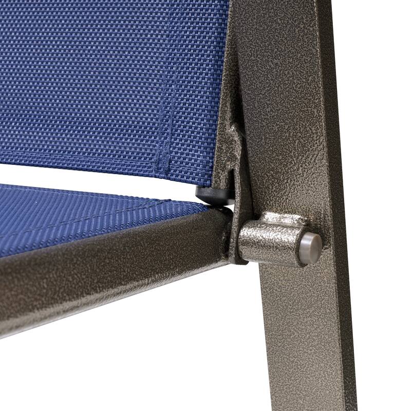 Crestlive Products Outdoor Outdoor Cast Aluminum Swivel Bar Stools with Sunbrella Cushion