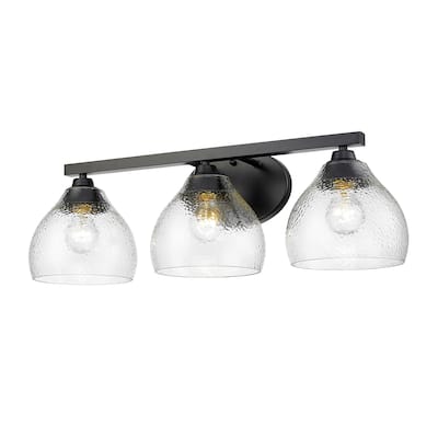 Golden Lighting 1094-BA3 Ariella 3 Light 8" Wide Vanity Light