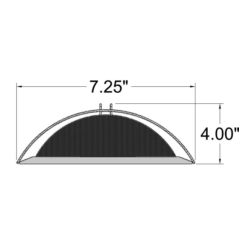 Access Lighting Prong Wide LED Wall Sconce - Matte Black