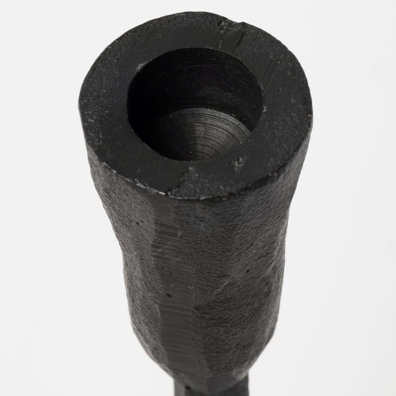 Levit (Large) Black Table Candle Holder
