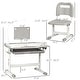 preview thumbnail 21 of 25, Qaba Kids Desk and Chair Set Height Adjustable Student Writing Desk Children School Study Table