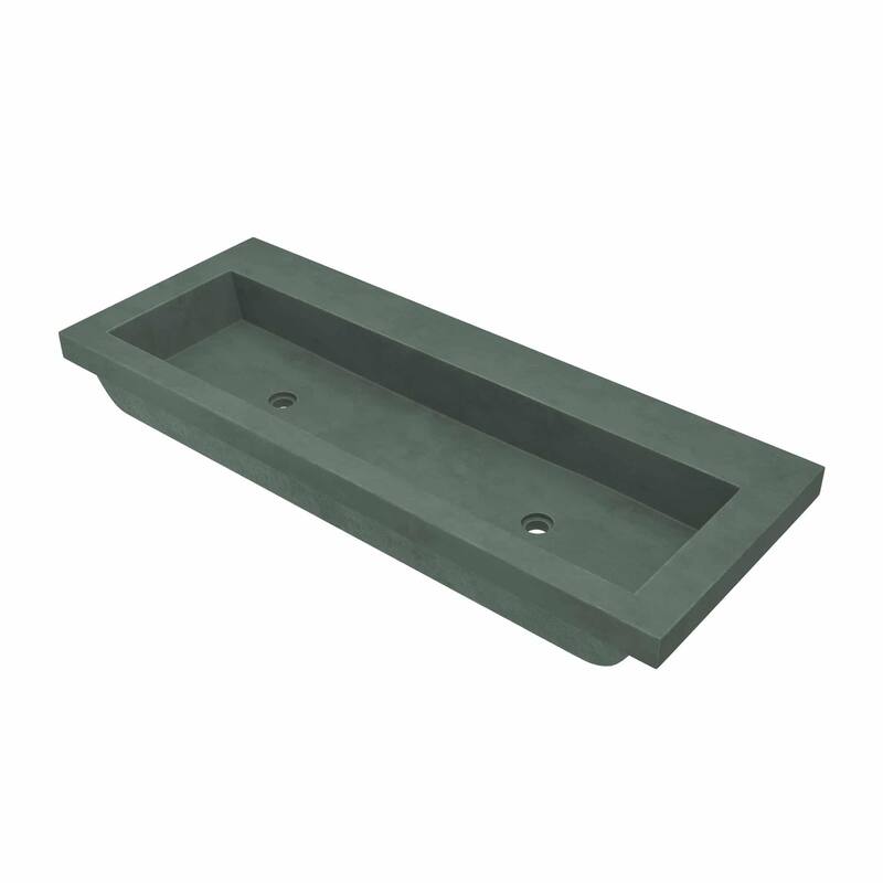 Native Trails Trough 48" Rectangular NativeStone Drop In Bathroom Sink