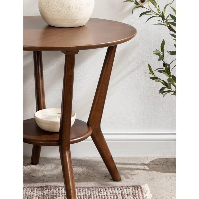 Kate and Laurel Nylah Round Side Table