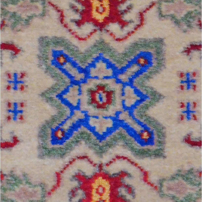 HERAT ORIENTAL Handmade Kazak Wool Rug - 2' x 3' - 2' x 3'