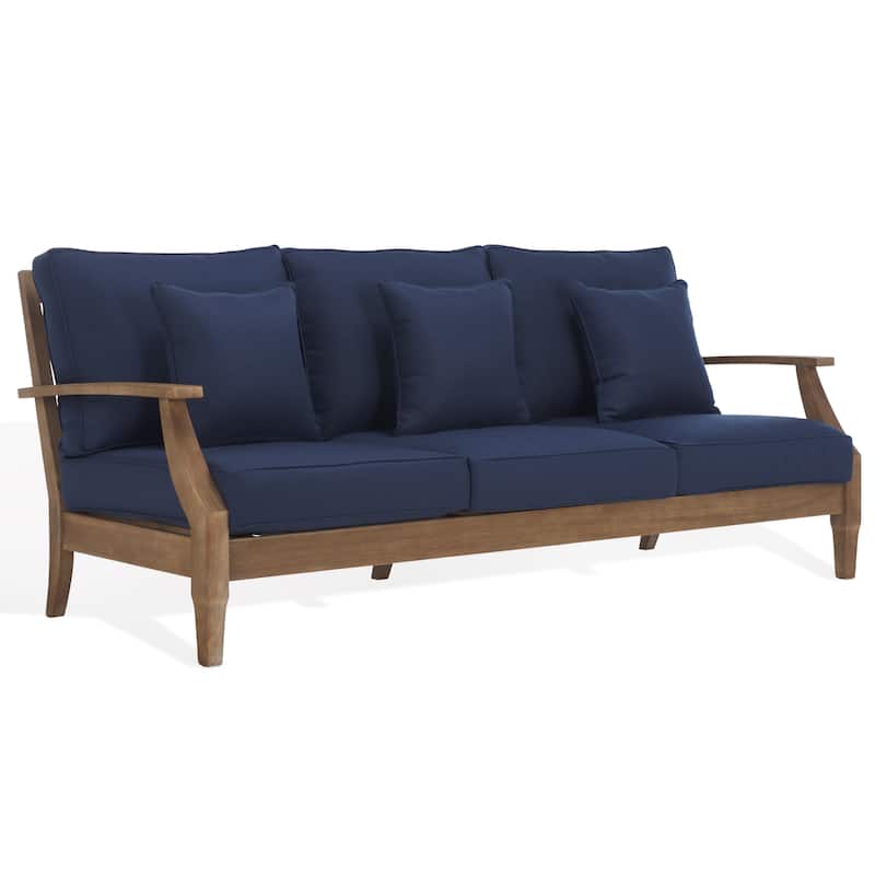 SAFAVIEH Couture Martinique Wood Patio Sofa