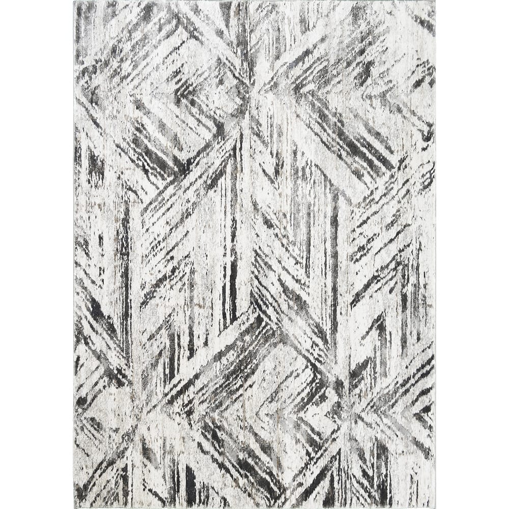 Rhapsody Prism Ivory Contemporary Area Rug
