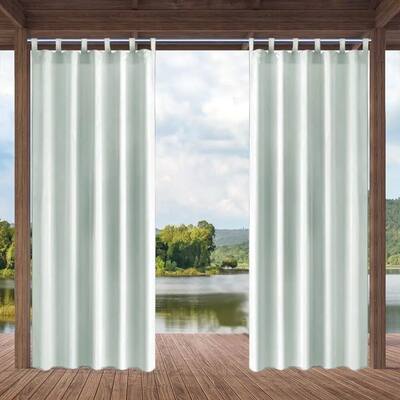 DCP 1 Panel Outdoor Blackout Shade Curtain,Creamy White