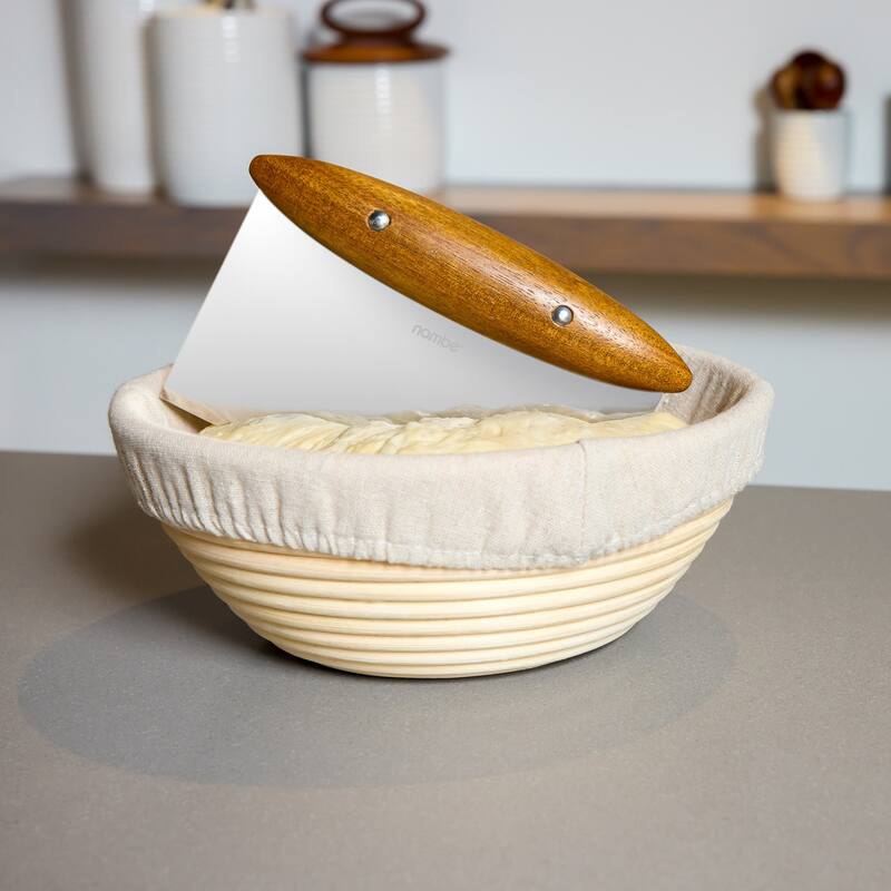 Nambe Breaking Bread Gift Set - Bench Knife & Whisk